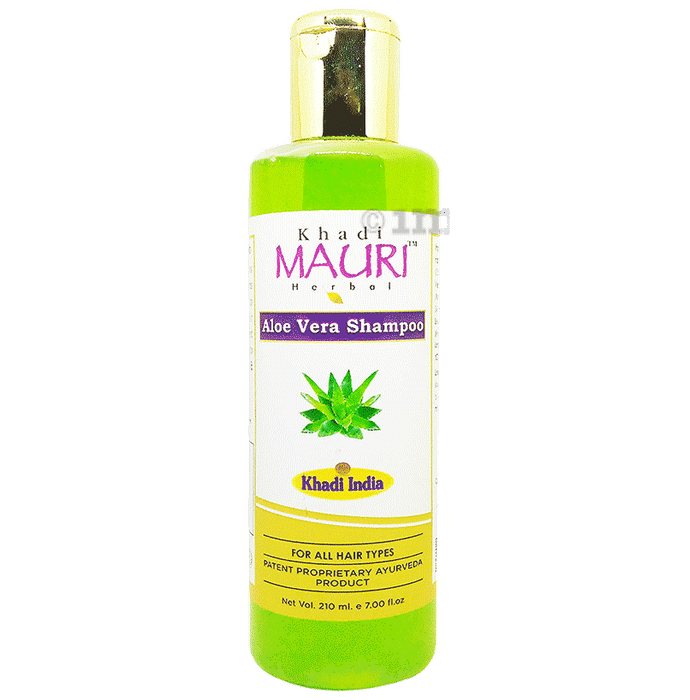 Khadi Mauri Herbal Aloevera Shampoo (210 ml Each)