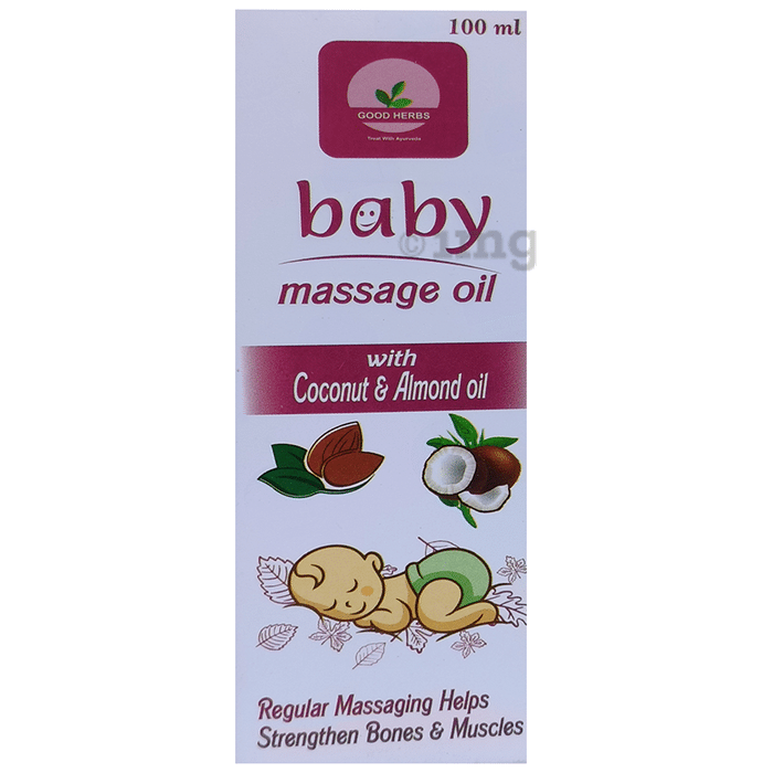 Good Herbs Coconut & Almond Baby Massage Oil