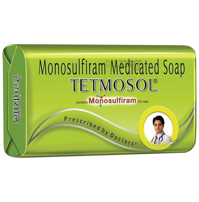 Tetmosol Medicated Soap with 5% Monosulfiram for Skin Infections