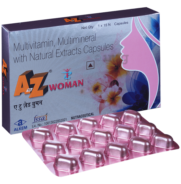 A to Z Women Capsule with Multivitamins, Multiminerals & Natural Extracts