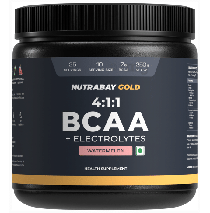 Nutrabay Gold BCAA 4:1:1 + Electrolytes Watermelon