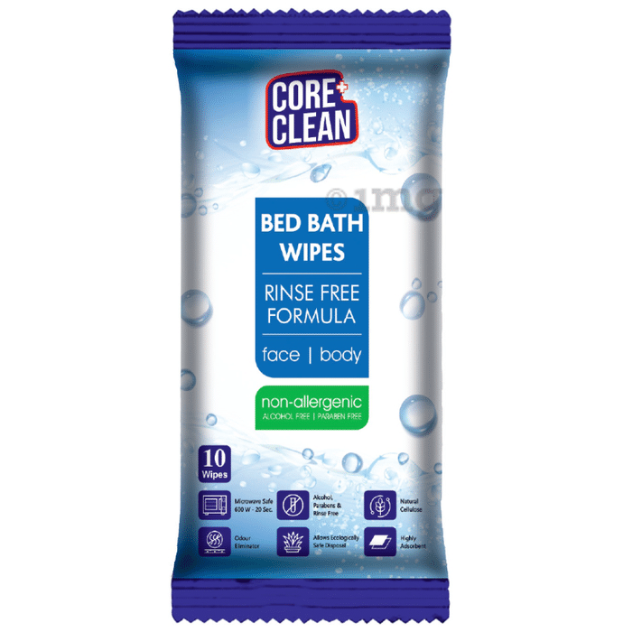 Core Clean Bed Bath Wipes