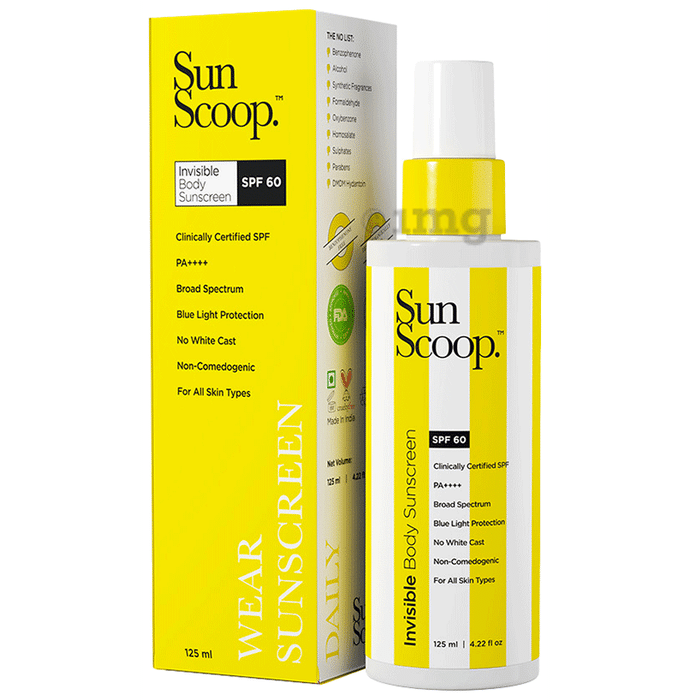 Sun Scoop Invisible Body Sunscreen SPF 60 PA++++