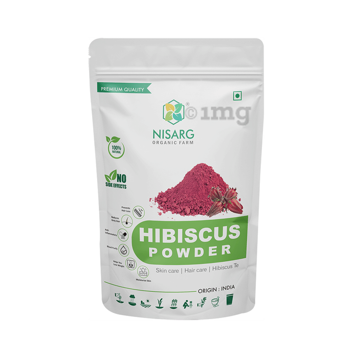 Nisarg Organic Farm Hibiscus Powder Buy packet of 1 kg Powder at best