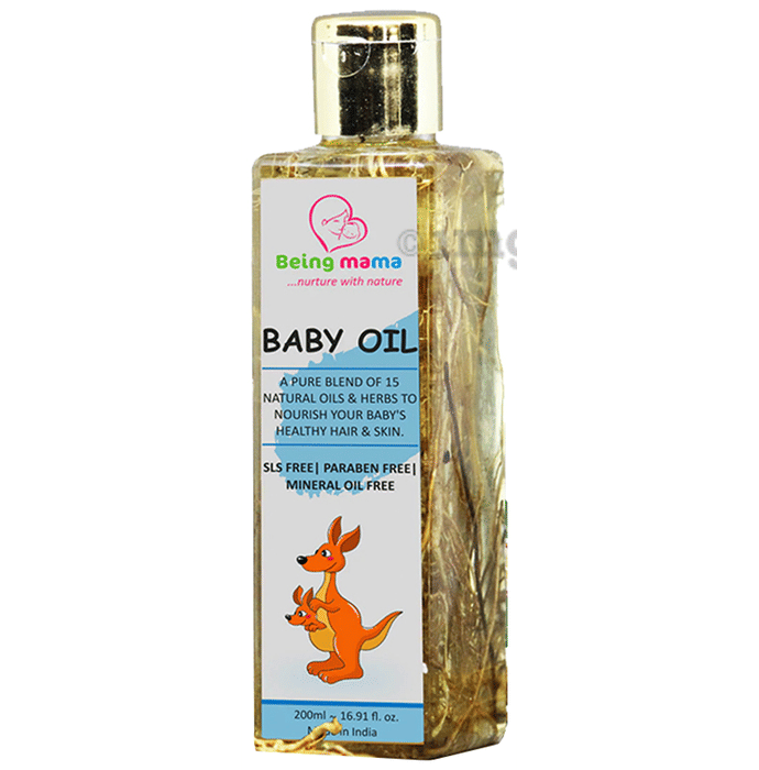 Being Mama Baby Oil Buy bottle of 200.0 ml Oil at best price in India