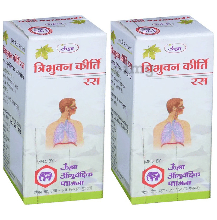 Unjha Tribhuvan Kriti Rasa Tablet (40 Each)