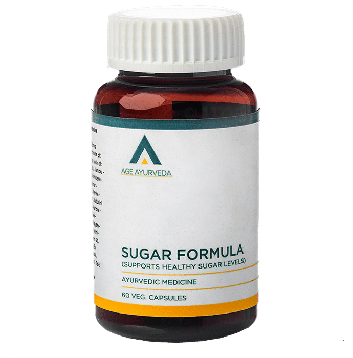 Age Ayurveda Sugar Formula Veg Capsule