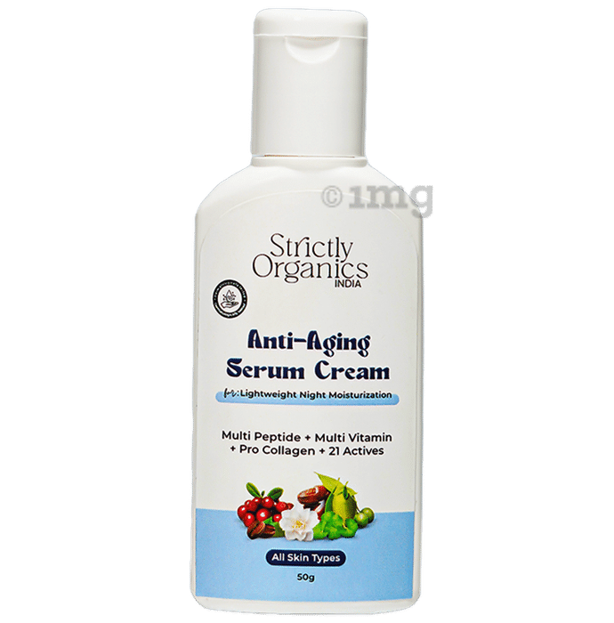 Strictly Organics India Anti Aging Serum Cream