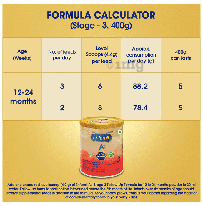 Enfamil stage hot sale 3
