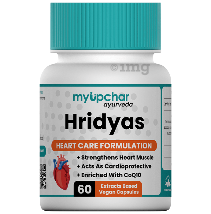 Myupchar Ayurveda Hridyas Extracts Based Vegan Capsule