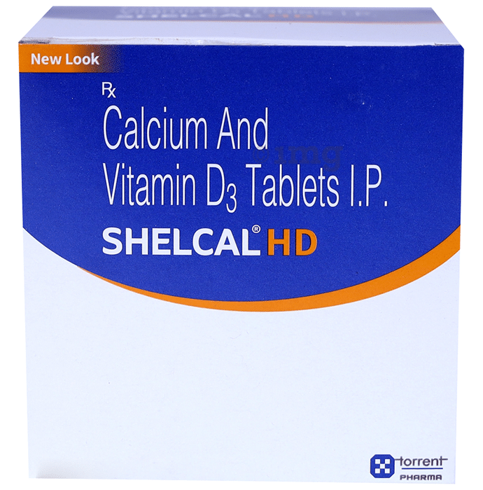 Shelcal - HD Tablet with Calcium & Vitamin D3 | Bone, Joint & Muscle Care