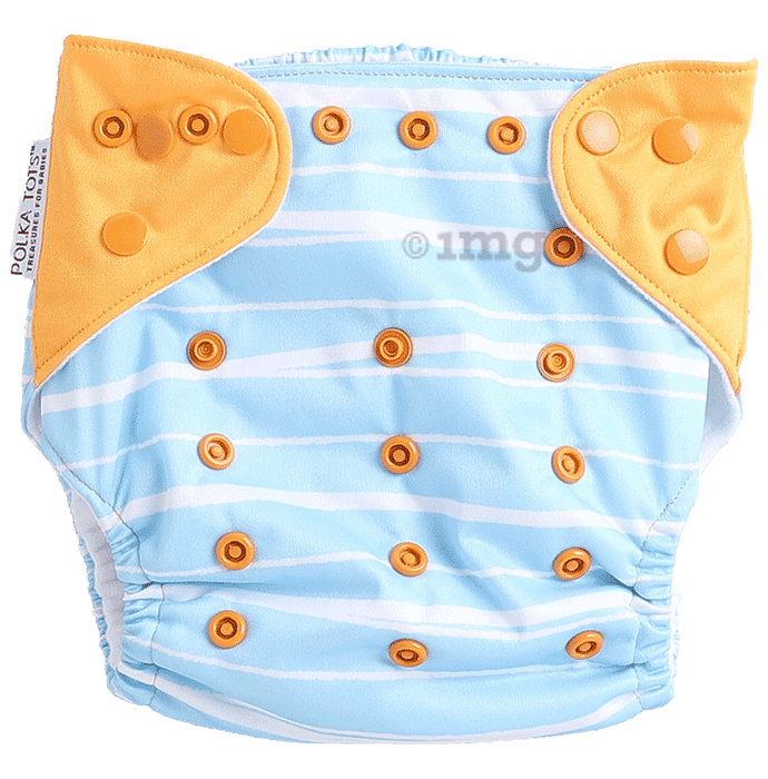 Polka Tots Soft Cloth Diaper for 2 to 24 Months Baby Penguin Design