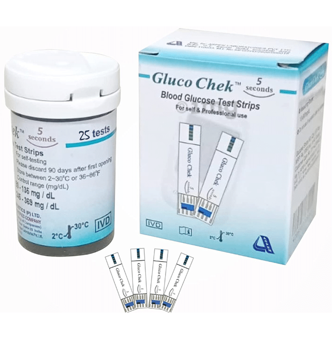 Aspen Gluco Chek 5 Seconds Blood Glucose Test Strip