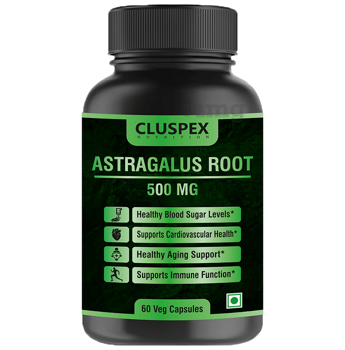 Cluspex Nutrition Astragalus Root 500mg Veg Capsule Buy bottle of 60.0