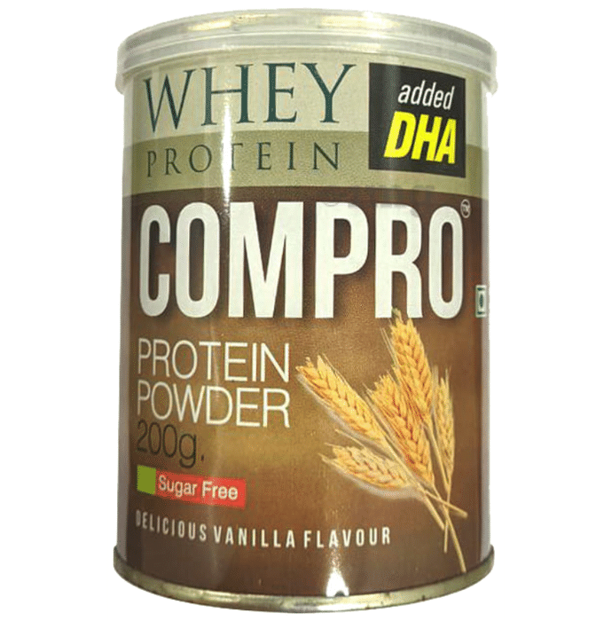 Compro Whey Protein Powder Delicious Vanilla Sugar Free