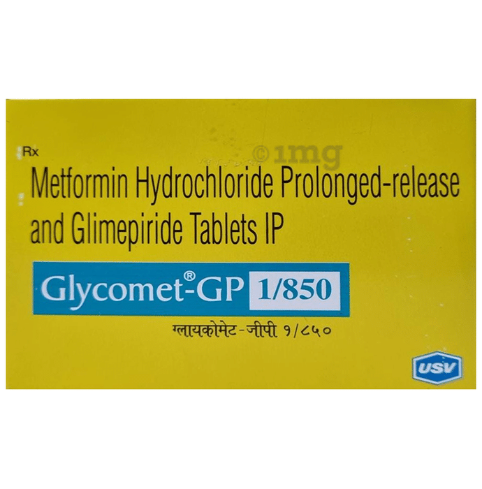 Glycomet-GP 1/850 Tablet PR