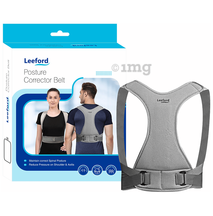 Hempvana Posture Back Support - Adjustable Brace For Men & Women (Size L/XL)