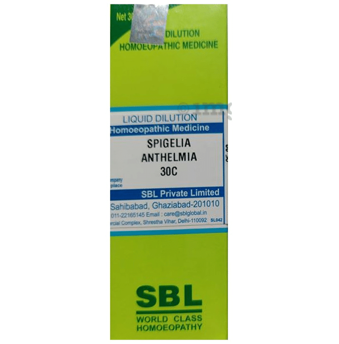 SBL Spigelia Anthelmia Dilution 30 CH