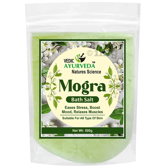 Vedic Ayurveda Natures Science Bath Salt for All Type of Skin Mogra