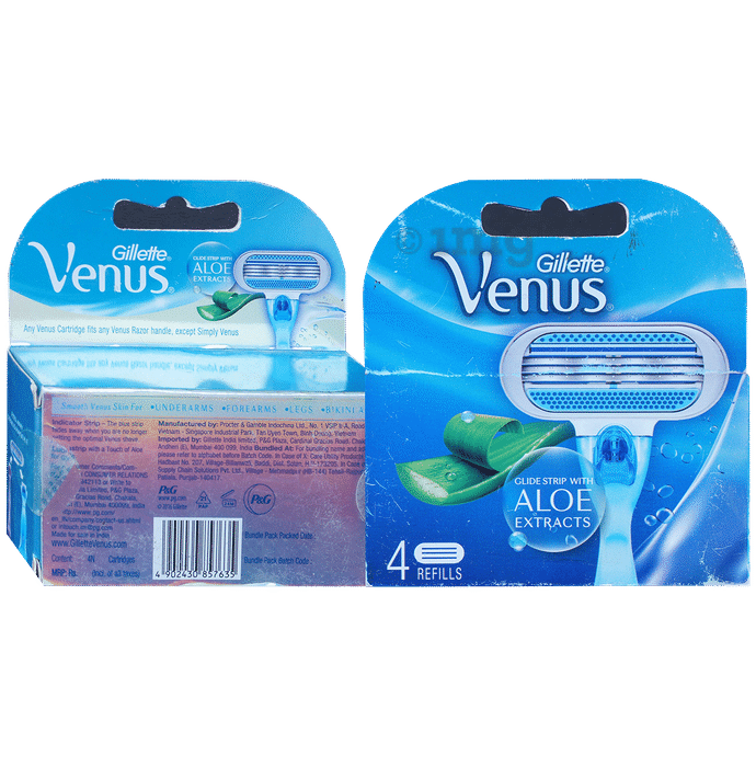 Gillette Venus Glide Strip Refills with Aloe Extract