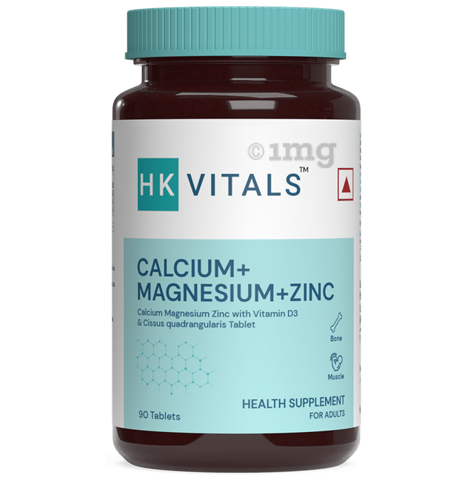 Healthkart HK Vitals Calcium+Magnesium+Zinc Tablet