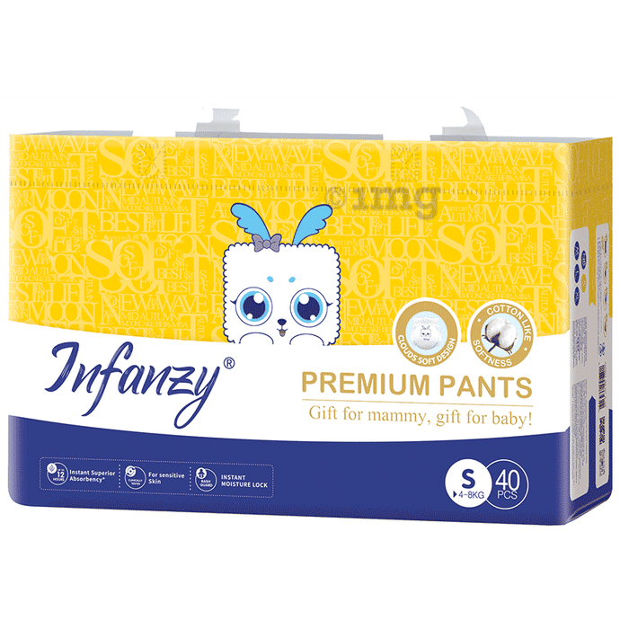 Infanzy Premium Diaper (40 Each) Small