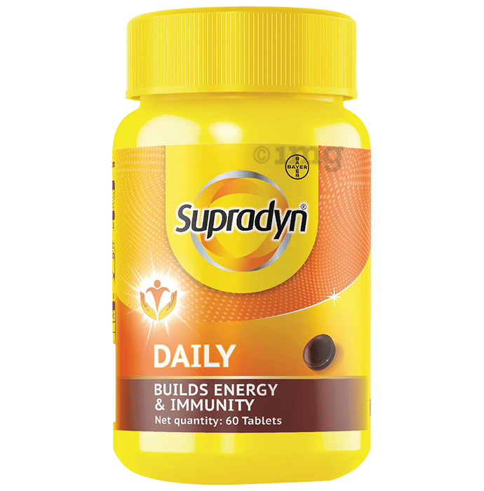 Supradyn Daily Multivitamin for Men and Women | Daily Immunity and 2X Energy | Tablet