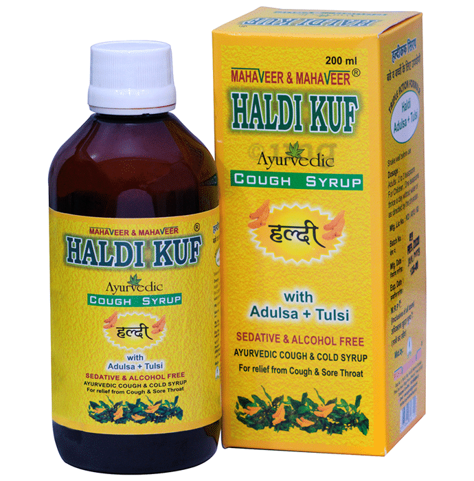 Mahaveer & Mahaveer Haldi Kuf Ayurvedic Cough Syrup