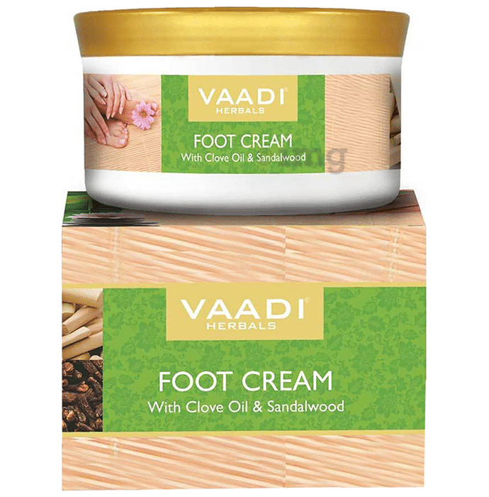 Vaadi Herbals Foot Cream Clove Oil & Sandalwood