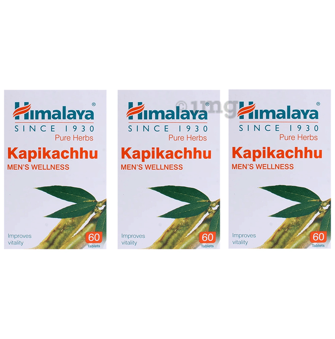 Himalaya Wellness Pure Herbs Kapikachhu Men's Health Tablet (60 Each ...