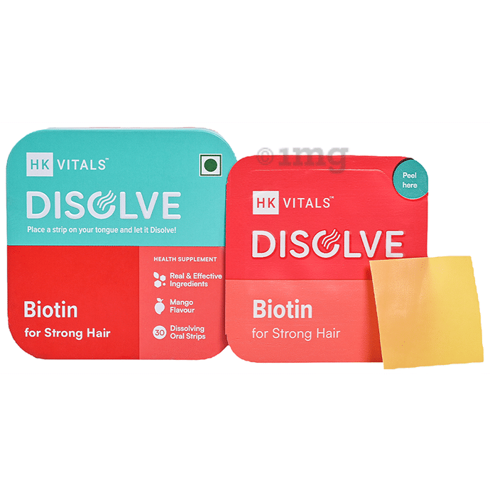 Healthkart HK Vitals Disolve Biotin Strip Mango
