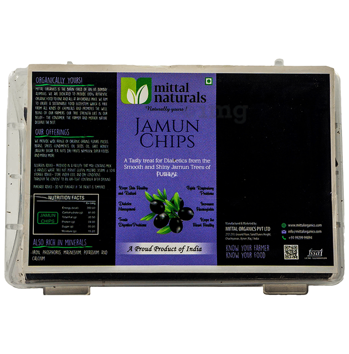 Mittal Naturals Jamun Chips Buy box of 100.0 gm Pack at best price in