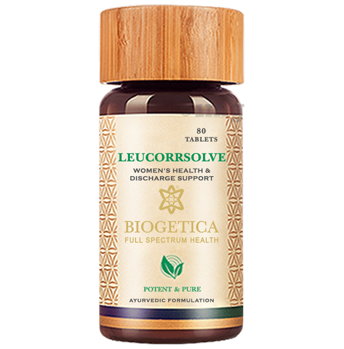 Biogetica Leucorrsolve Women's Health & Discharge Support Tablet