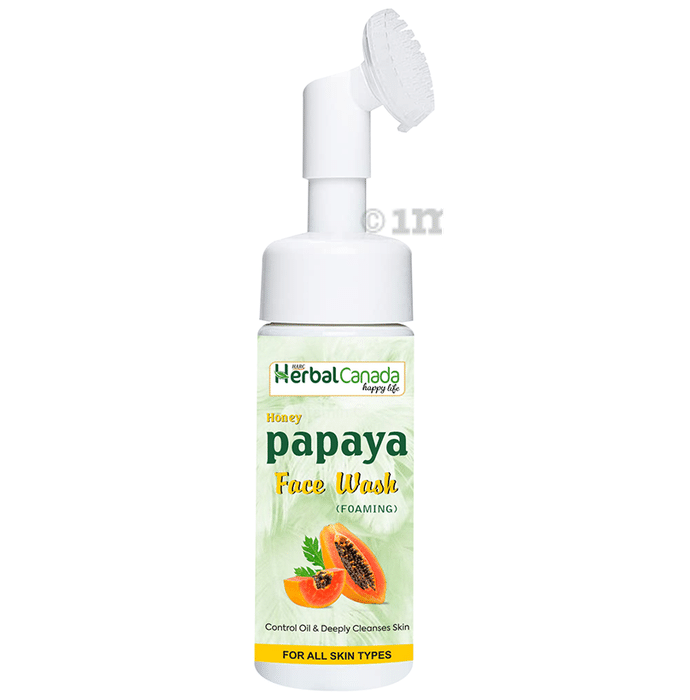 Herbal Canada Honey Papaya Foaming Face Wash