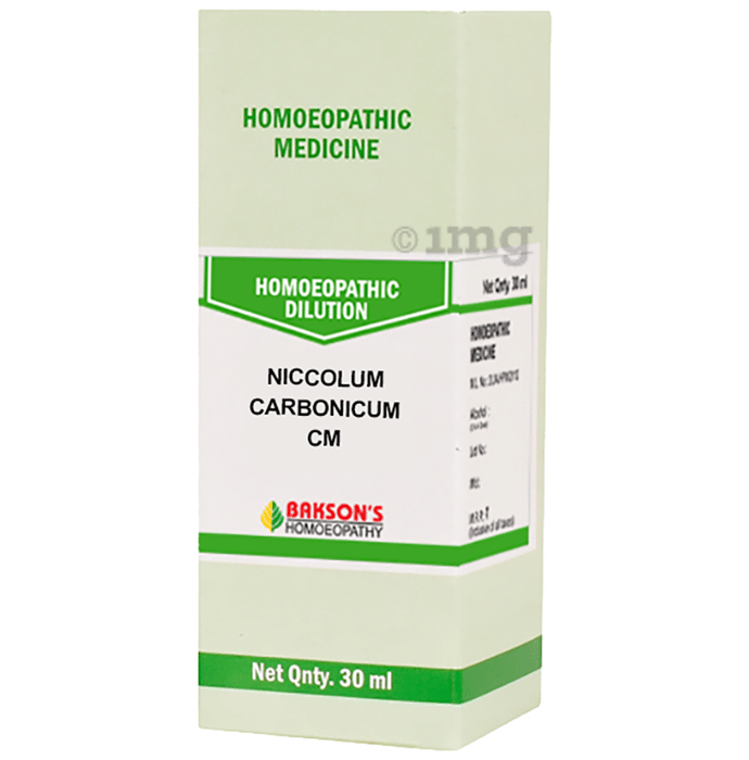 Bakson's Homeopathy Niccolum Carbonicum Dilution CM
