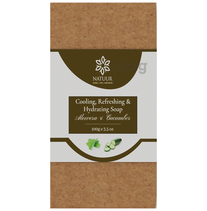 Natuur Cooling, Refreshing & Hydrating Soap Aloevera & Cucumber