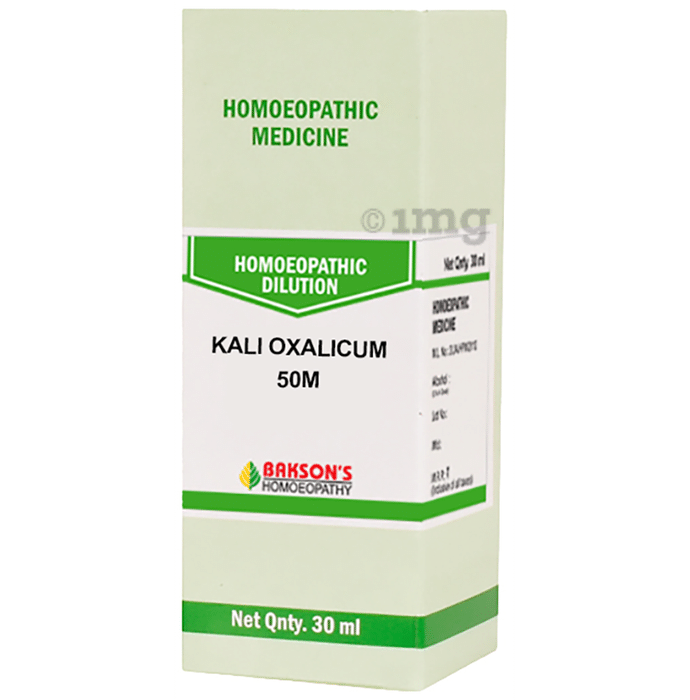 Bakson's Homeopathy Kali Oxalicum Dilution 50M