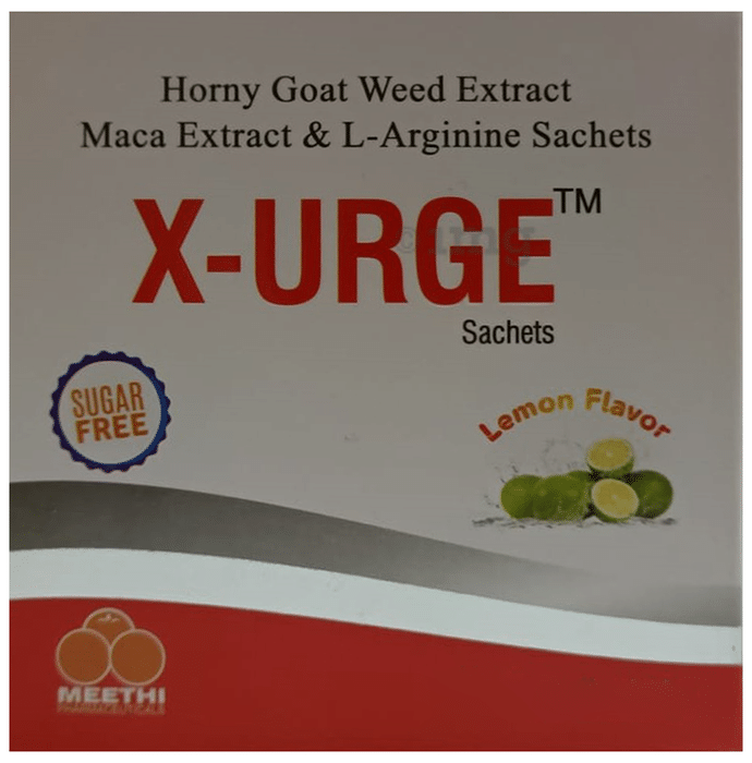 X-Urge Sachet Lemon Sugar Free