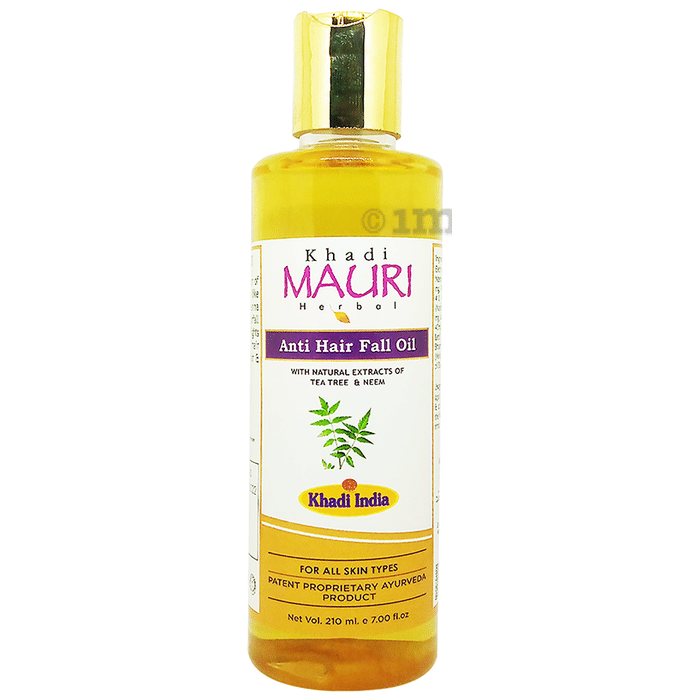 Khadi Mauri Herbal Anti Hair Fall Oil (210ml Each)