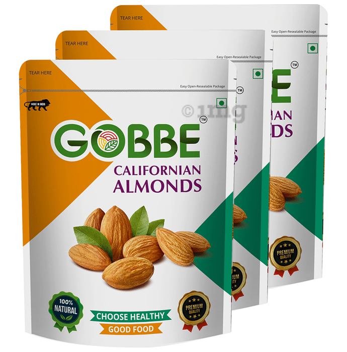 Gobbe Californian Almonds (200gm Each)