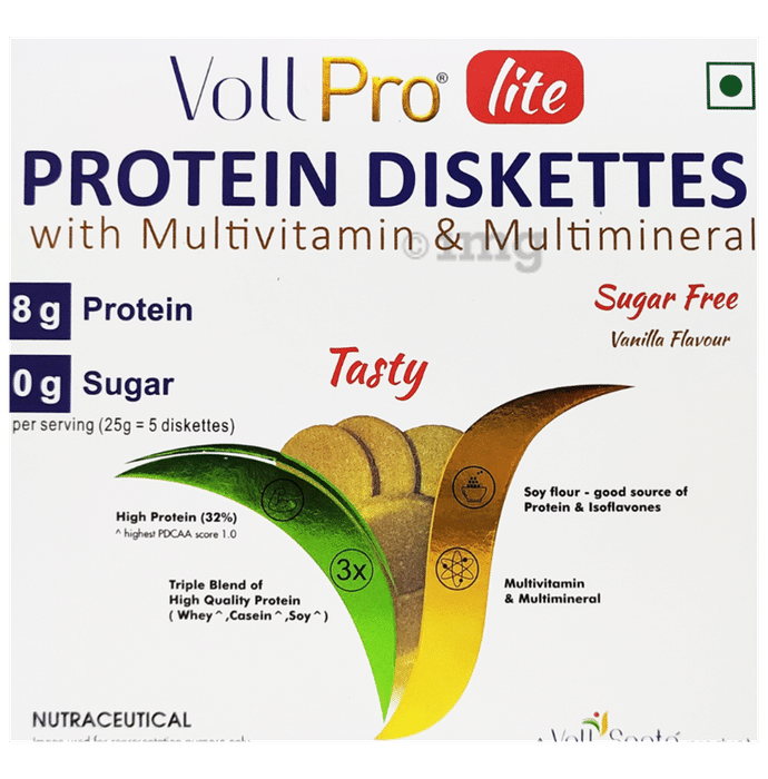 Voll Pro Lite Protein Diskettes with Multivitamin & Multimineral Sugar Free