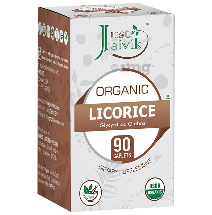 Just Jaivik Organic Licorice Caplet