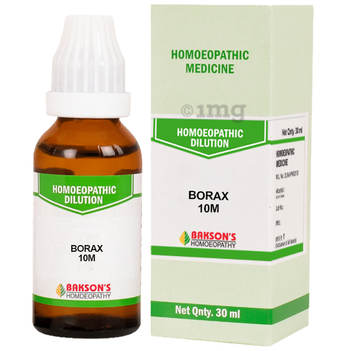 Bakson's Homeopathy  Borax Dilution 10M