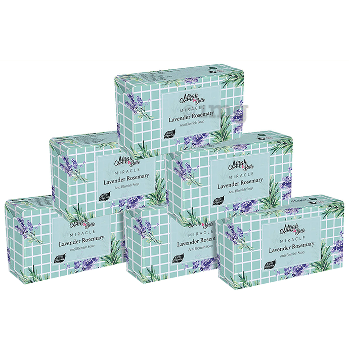 Mirah Belle Lavender Rosemary Miracle Soap (125gm Each)