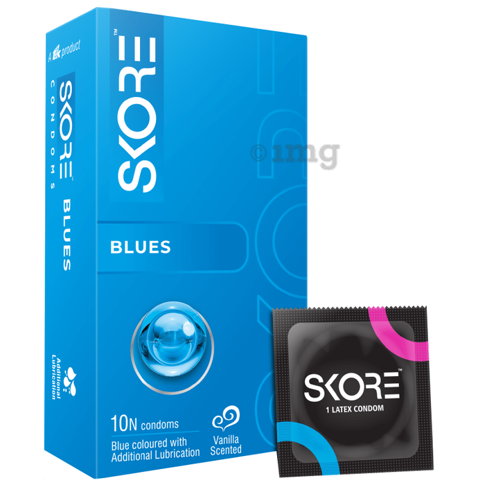 Skore Blues Condom