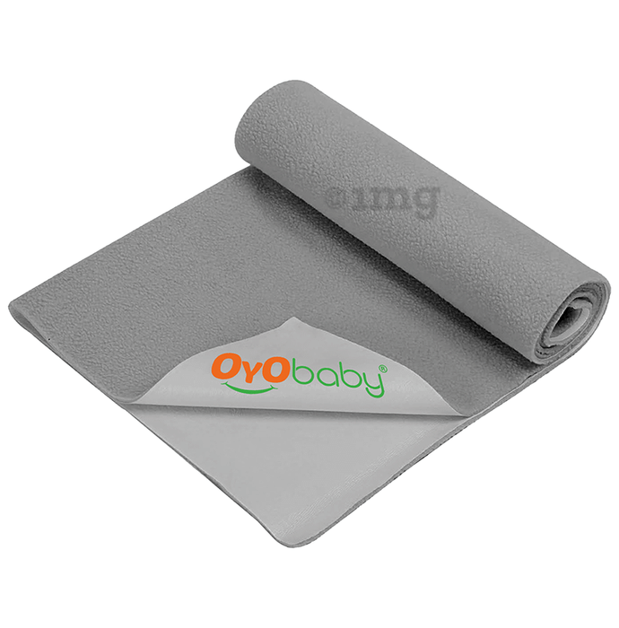 Oyo Baby Waterproof Bed Protector Baby Dry Sheet XXL Grey
