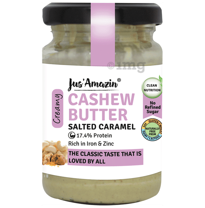 Jus Amazin Creamy Cashew Butter Salted Caramel