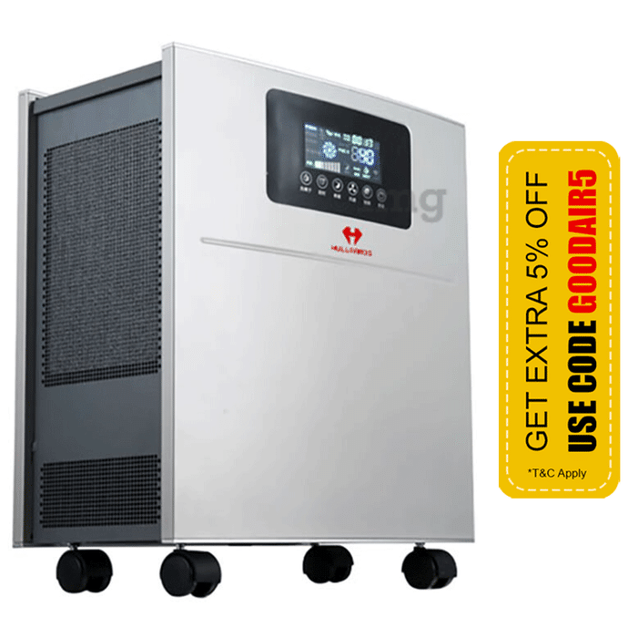 Hullaards AT191 Air Purifier with HEPA Filter and Remote Grey