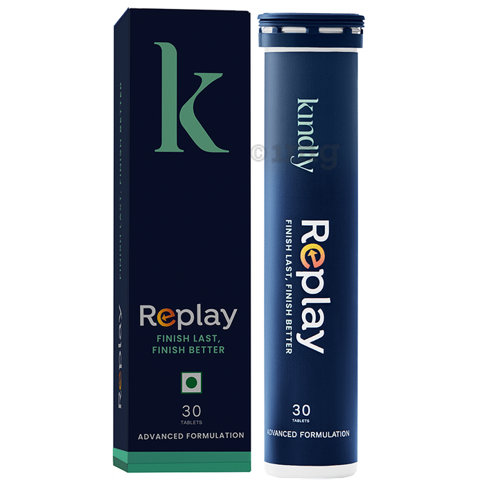 Kindly Health Replay Climax Delay | With Ginkgo Biloba, Momordica and Muira Puama | Tablet for Energy & Performance