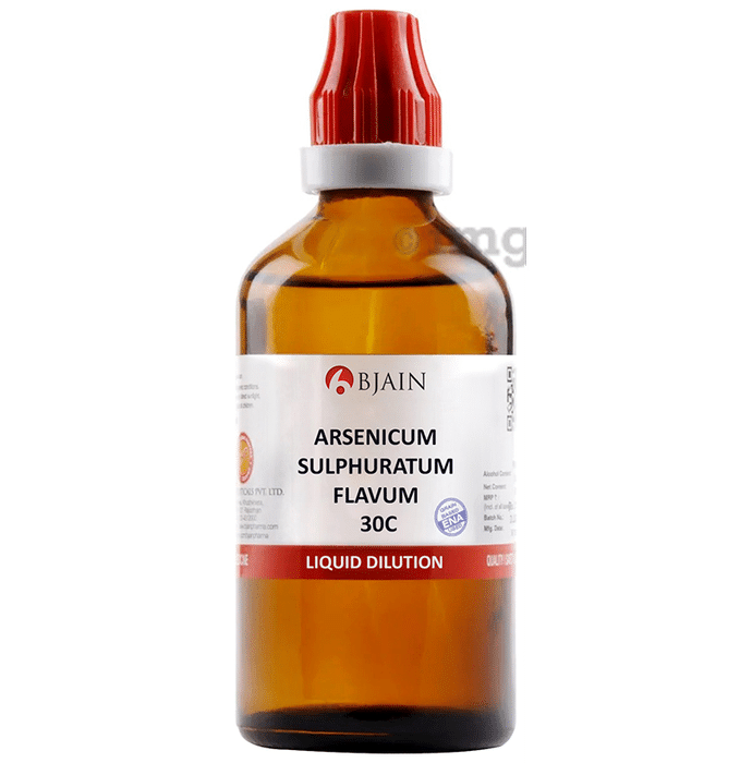 Bjain Arsenicum Sulphuratum Flavum Dilution 30C
